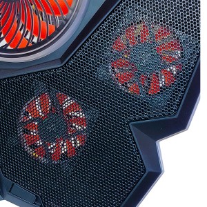پایه خنک کننده لپ تاپ کول کولد RGB مدل 13-K44